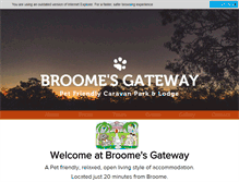 Tablet Screenshot of broomesgateway.com